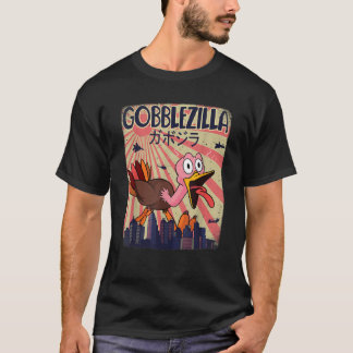 Gobblezilla Turquia - Camisa de Ação de Graças