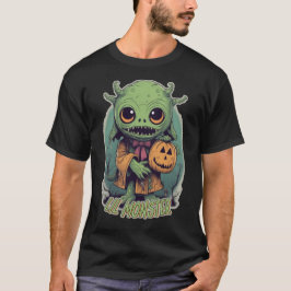 Goblin com a camiseta Jack-o-Lantern Estilo Vintag