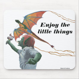 Goblin Dragão Voador Kite Fantasy Mouse Pad