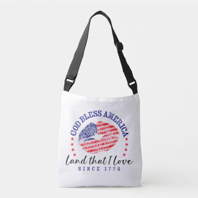 God Bless America - Bolsa Tote transversal (Frente)