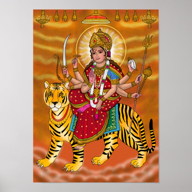 Goddess Durga Poster (Frente)