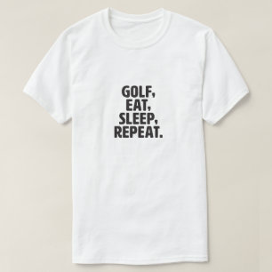Goft, Come, dorme, repete a camiseta básica mascu