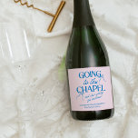 Going to the Chapel Bachelorette Weekend<br><div class="desc">The Going to the Chapel Bachelorette Collection blends playful charm with classic bridal style. Featuring a soft pink background paired with bold blue typography, this suite captures the excitement of a bride-to-be heading down the aisle. Delicate bow illustrations and a mix of elegant serif and flowing script fonts add a...</div>