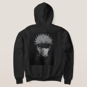 “Gojo Satoru Streetwear moletons – Camiseta preta