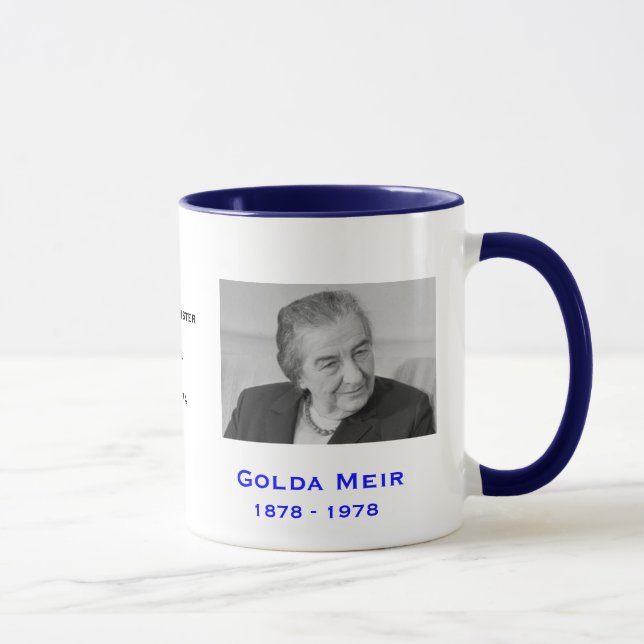 Golda Meir*, caneca de Israel (Direita)