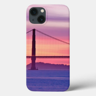 Golden gate bridge no por do sol