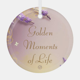 Golden Moments Ornament Schmidt Stationery