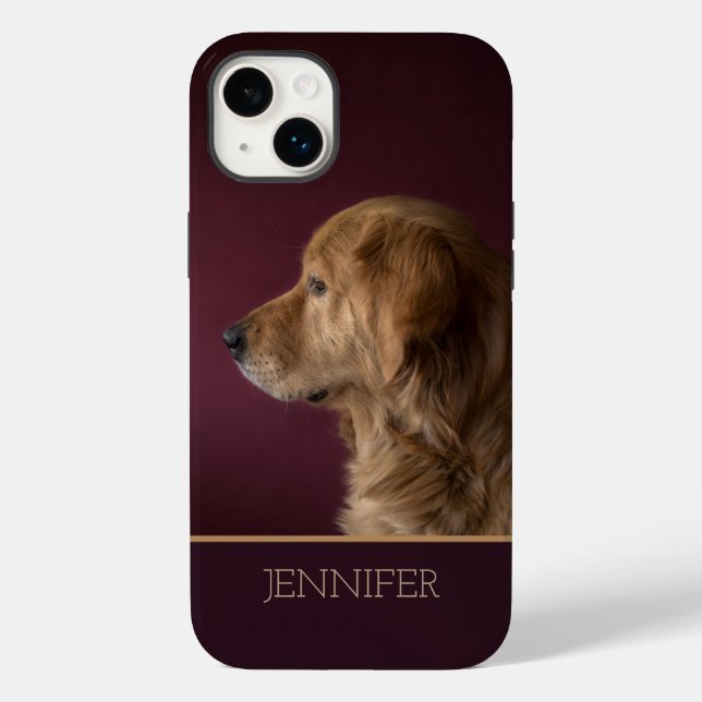 Golden Retriever Nome Personalizado | Cachorro (Verso)