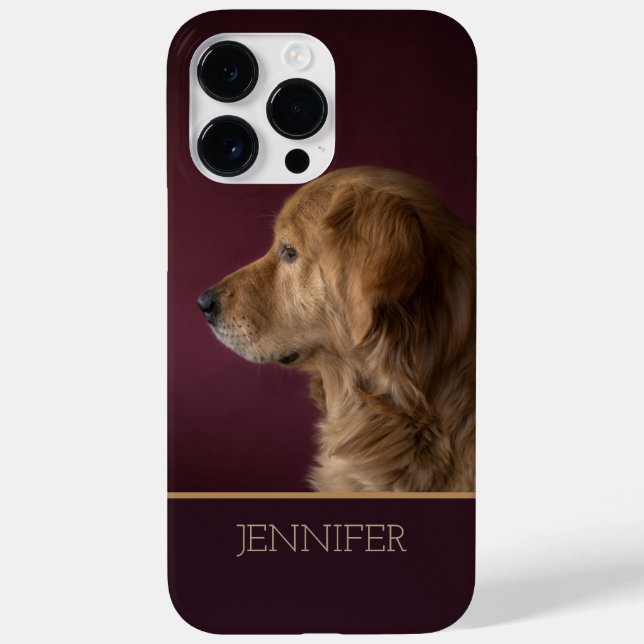 Golden Retriever Nome Personalizado | Cachorro (Verso)