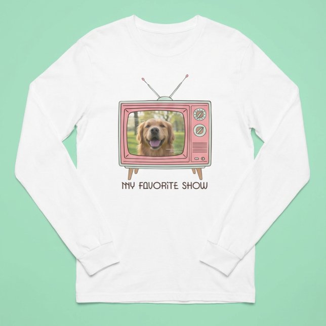 Golden Retriever Photo T-Shirt – My Favorite Show (Criador carregado)