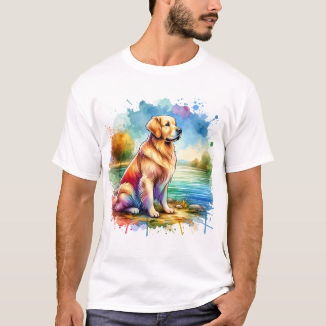 Golden Retriever T-shirt (Frente)
