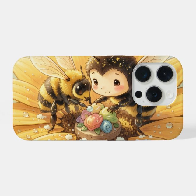Goldene Hummel im Blütentanz1 (Verso Horizontal)