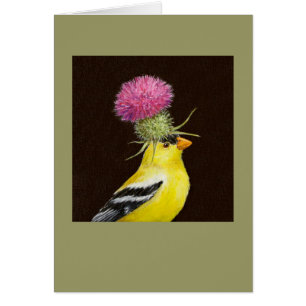 goldfinch com cartão do cardo
