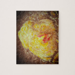 Goldie the Chicken Quebra-cabeça de 8" x 10"