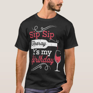 gole é minha t-shirts de vinho de aniversário
