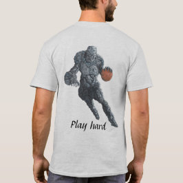 Golem que joga o t-shirt da arte da fantasia do