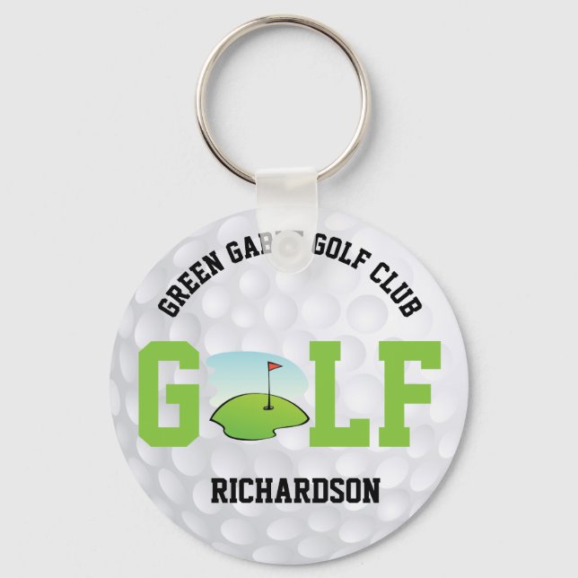 Golf Ball - Chaveiro personalizado (Frente)