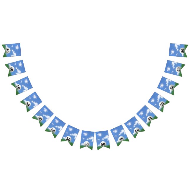 Golf Ball para Bandeiras Bunting do 50º aniversári (Todos)