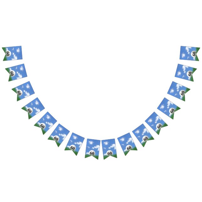 Golf Ball para Bandeiras Bunting do 60º aniversári (Todos)