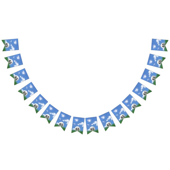 Golf Ball para Bandeiras Bunting do 65.º aniversár (Todos)