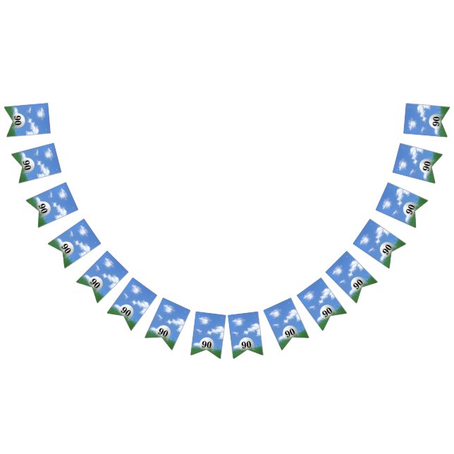 Golf Ball para Bandeiras de Bunting de 90 aniversá (Todos)