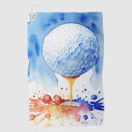 Golf Ball Splash Toalha de Golfe