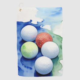 Golf Balls Toalha de Golfe