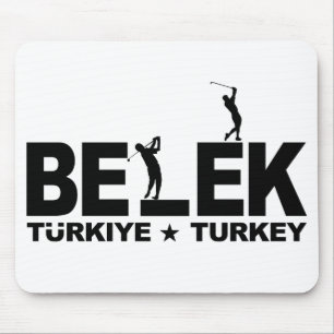 GOLF BELEK mousepad - preto