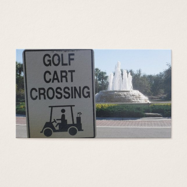 Golf Cart Cruzando (Frente)