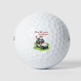 Golf Christmas themed  with Santa Claus