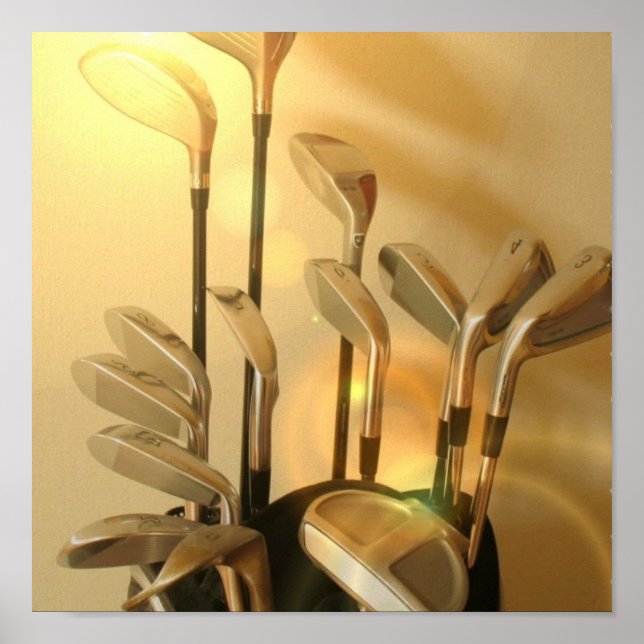 Golf Club Poster Impressão (Frente)