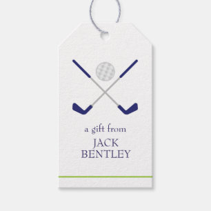 Golf Clubs e Etiquetas de Presente Personalizadas