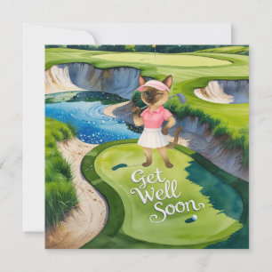 Golf - Consiga Bem Em Breve Cartão para os amantes