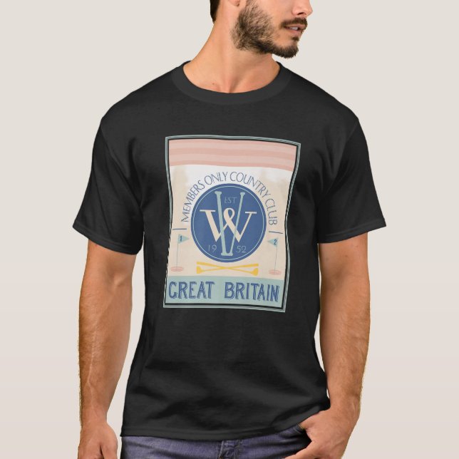 Golf Country Club 1952 Golfing Golfer Camisetas UK (Frente)