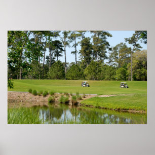Golf Course Florida Poster