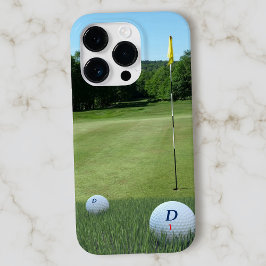 Golf Course Fotografia Golfer Fairway Monogrammed 