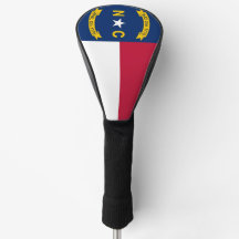 Golf Driver Cobrir com Bandeira da Carolina do Nor