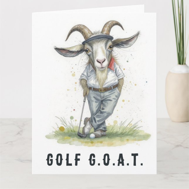 Golf G.O.A.T. - Cartão Golf Grande (Frente)