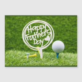 Golf Happy Dia de os pais com bola de golfe em ver