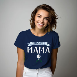 Golf Mama - Camisa Personalizada do Primeiro Anive
