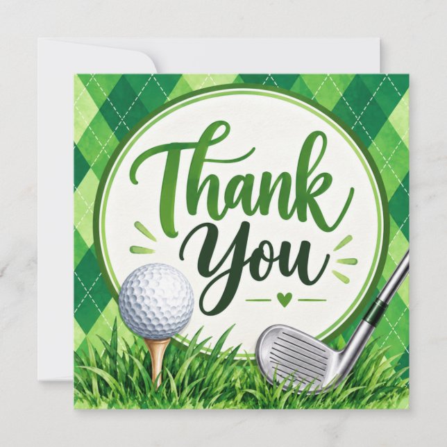 Golf Par-Fect   Green Argyle  (Frente)