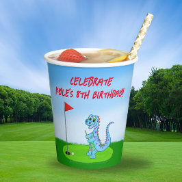 Golfe de Dinossauro Bonito Era Aniversário de cria