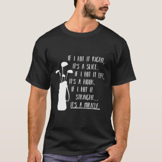 Golfe Engraçado Dita Camisa De Golfe Engraçado