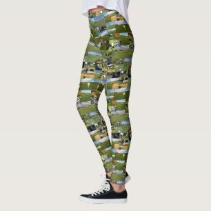 Golfe, Foto Collarge, Leggings Damas