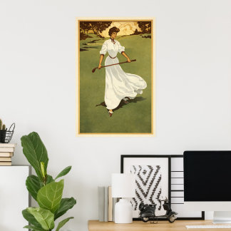 Golfe Vintage - Impressão de Arte