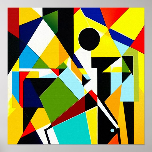 Golfer - Impressão de Arte Canvas (Frente)