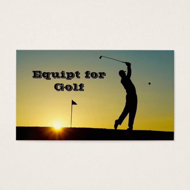 Golfer no Sunset (Frente)
