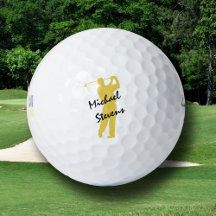 Golfer Personalizado Dourado