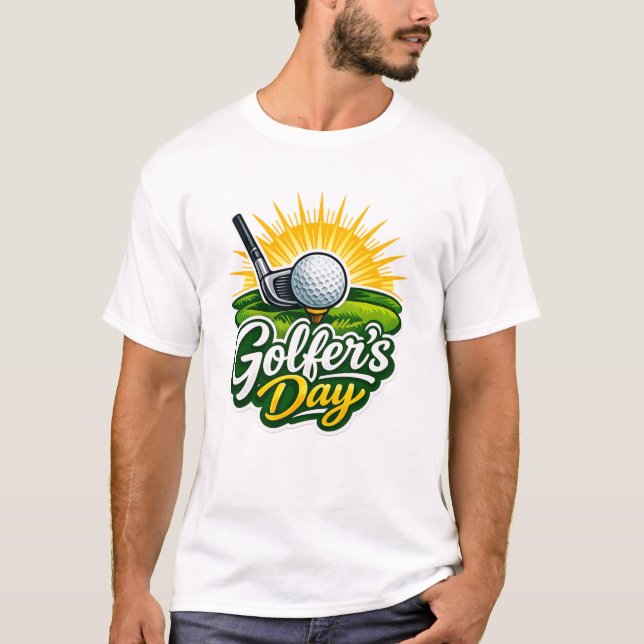 Golfer’s Day – Funny Golf Lover T-Shirt (Frente)