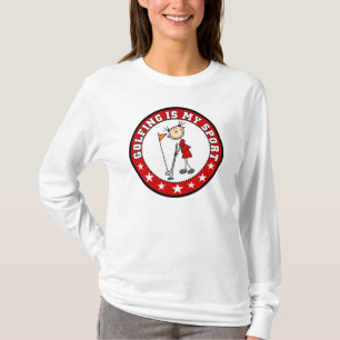 Golfing das meninas é meu t-shirt do esporte